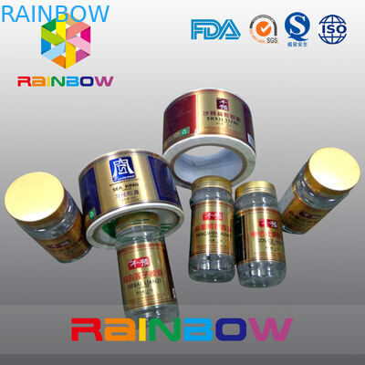 Custom Shrink Sleeve Label Semi Gloss Coated Self Adhesive Label For Jar And Cans