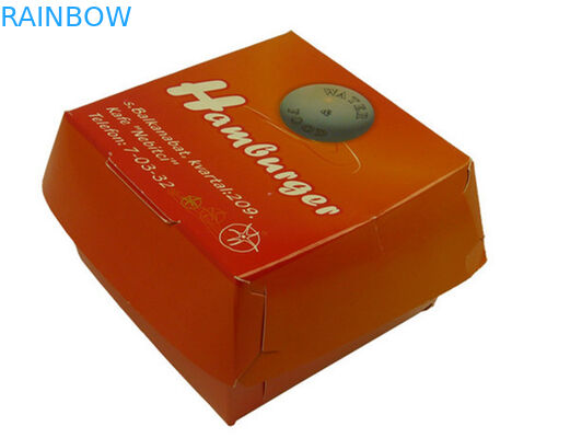 Paper Box Packaging Custom Printed Design For Fast Food Restaurant