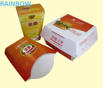 Take Out Paper Box For Friench Fries / Hamburg And Popcorn Chicken Packages