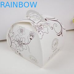 White Kraft Paper Bag For Candy Packaging With Front Round Window