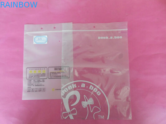 IDPE Cellophane Printed Grip Seal Bags Clear Plastic Resealable Grip Seal Zipper Bag