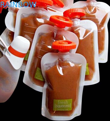 Custom Design Food Grade Stand Up Pouch With Spout for Baby Food