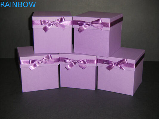 Purple Custom Printing Paper Box / New Product Gift Packaging / Paper Box For Clothes