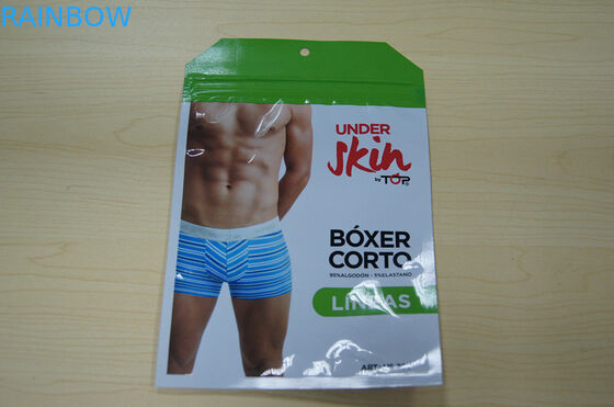 Male's Underwear Bag Plastic Pouches Pacakging Noni Pouch with Zipper