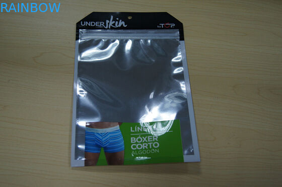 Male's Underwear Bag Plastic Pouches Pacakging Noni Pouch with Zipper