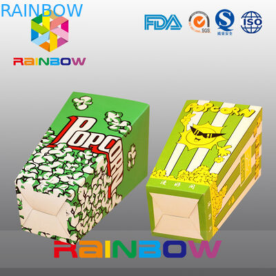 Unique Design Customized Paper Bags , America Popcorn Paper Bags