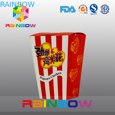 Fast Food Customized Paper Bags Popcorn Fried Chicken Paper Bags
