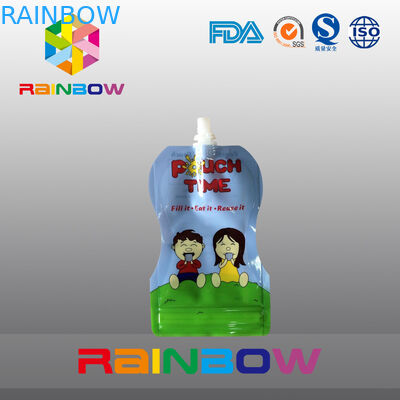 140ml 200ml Re-Sequeezed Baby Food Spout Pouch with double zipper