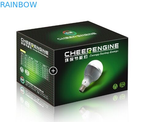 Eco - friendly Led  Light Bulb Paper Packaging Box With Custom Printed Logo