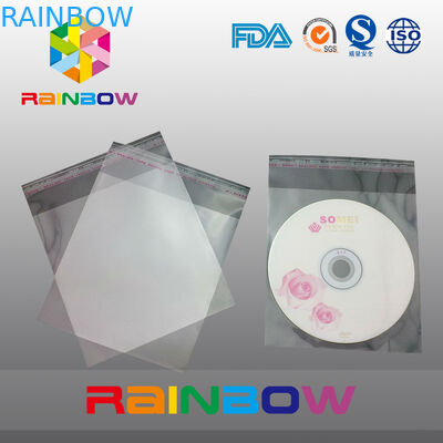 OPP cellophane bags for CD card / gift packaging , self adhesive seal