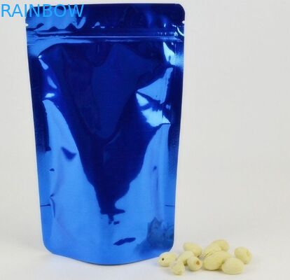 Customized Plain Aluminum Foil k Bags / Stand Up Foil Pouch Packaging