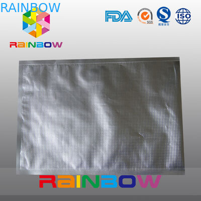 Aluminum foil embossed bag / foil food vacuum texture packaging bags