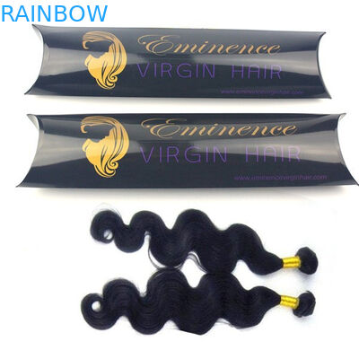 Hair Extension Paper Box Packaging With Clear Window , Hair Extension Paper Box