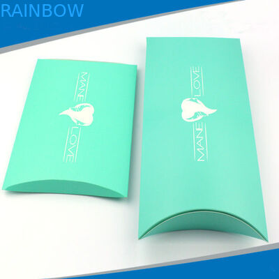 Pillow Box Hair Extension Paper Box With Printed Logo , Custom Service Provided