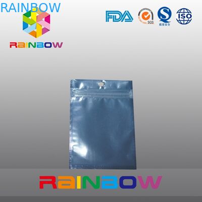 Front Transparent Back Foil Pet Food Pouch With Zipper , Fishing Bait Bag