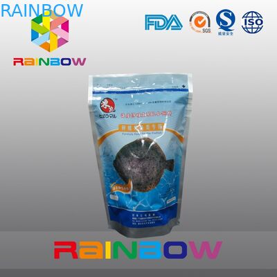 Aluminum Foil 1kg Pet Food Pouch Standing Up With Zipper Fishing Bait Bags