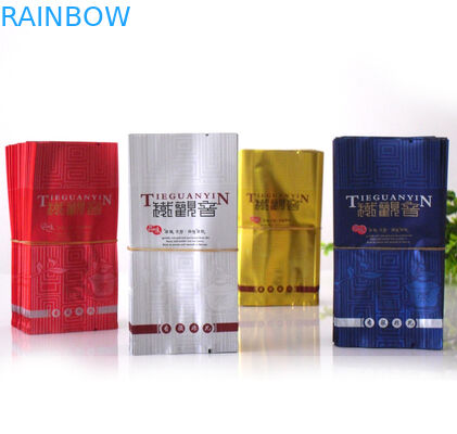 Gravure Printing Side Gusset Foil Chinese Tea Packaging Bags 10g 12g