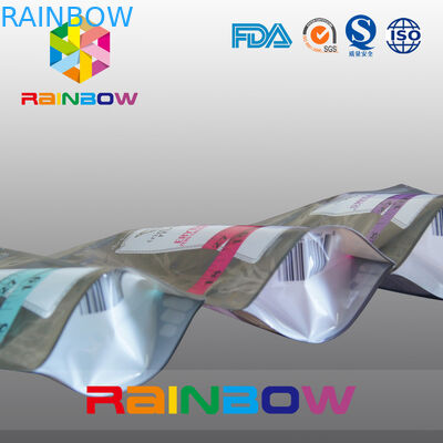 Plastic k bottom gusset bags for sugar / candy / spice packaging