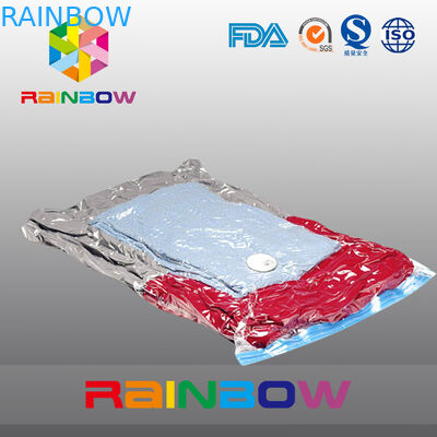 Nylon PE laminated plastic vacuum storage bag for clothes packaging
