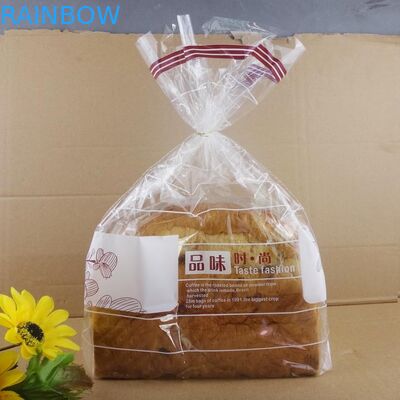 Grip seal bopp cellophane bread bags / snack bag packaging / cookies pouches