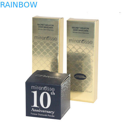 Custom Logo Pinted Paper Box Packaging For Cosmetics / Glossy Cosmetics Box Packaging