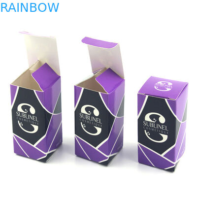 Custom Logo Pinted Paper Box Packaging For Cosmetics / Glossy Cosmetics Box Packaging