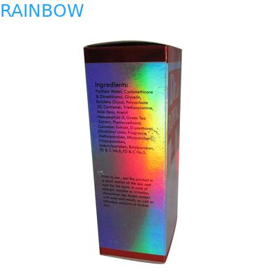 Custom Logo Pinted Paper Box Packaging For Cosmetics / Glossy Cosmetics Box Packaging