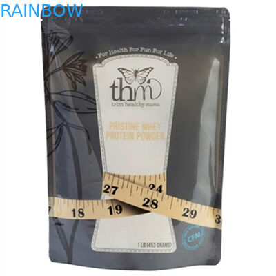 1 lb Plastic Bag Packaging For Whey Protein Powder Packaging Bag With Zipper