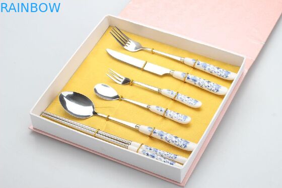 Cardboard Pink Paper Box For Tableware / Chopsticks Spoon Gift Packaging Boxes