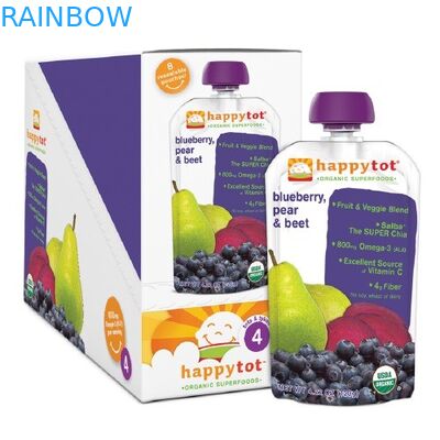 Self Standing Plastic Pouches Packaging Spout Pouches Yogurt Packaging Baby Food Pouches