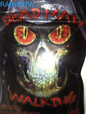 Dead Man Walk Foil Herbal Incense Packaging / Research Chemcial Powder Pouches