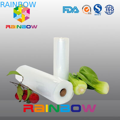 Resealable Sous Vide Food Save Vacuum Bag / Food Boiling Plastic Channal Bag