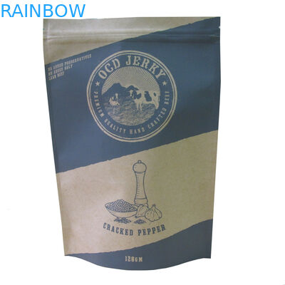 Reclosable Snack Bag Packaging Walnut / Chesnut Packaging Bag For Dry Food