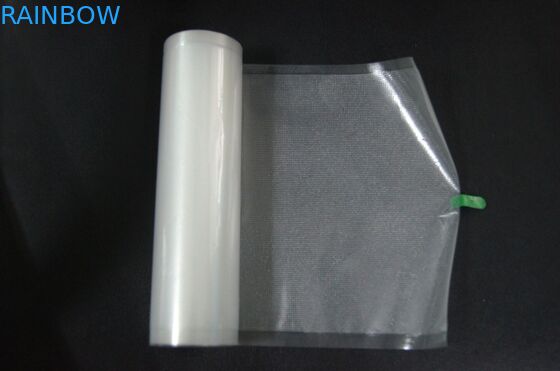 Plastic Clear Food Vacuum Seal Bags In Roll One Sideembossed One Side Smooth