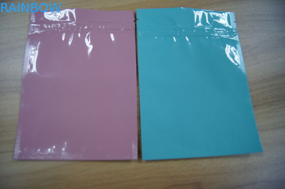 3''x4'' Colorful Top Feed Foil Zip lock Bag Potpourri Pouches , Mylar Zipper Bag