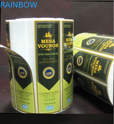 Hot Stamping Custom Design Bottle Label Of Red Wine / Private Label Sticker