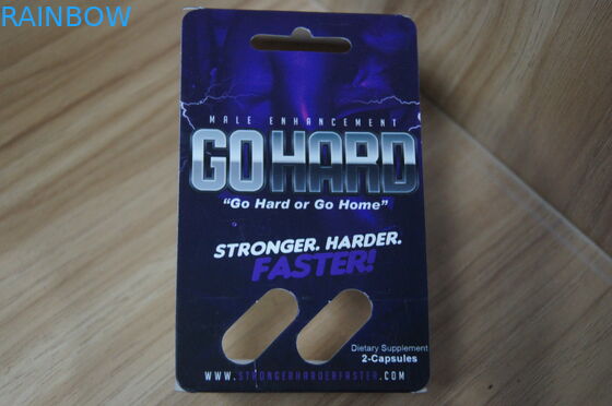 Recycled Blister Pack Packaging For HD Male Sexual Enhancement Capsule