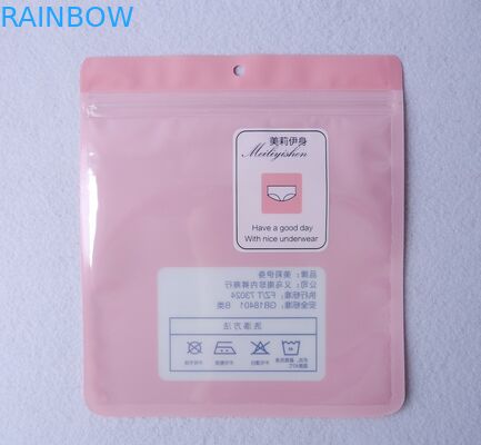 Three Side Seal Plastic Pouches Packaging Underwear Plastic k Packaging Bag