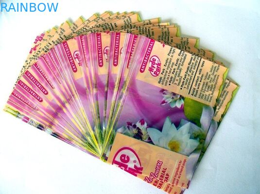 Eco - friendly Shrink Sleeve Labels For Shampoo Bottle PVC / PET Shrink Wrap