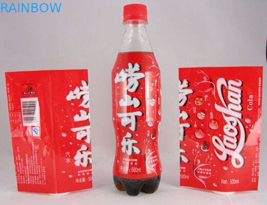 Drinks Bottle Body Shrink Sleeves Labels PVC /  PET Shrink Wrap Cut