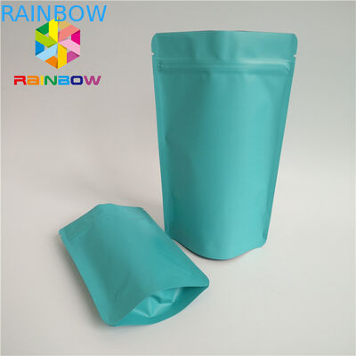 Natural Green Tea Bags Packaging Matte Surface Self Standing k