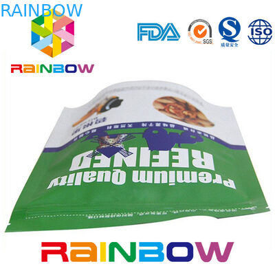 Customized Printed Doy Pack Nuts Pouch Packaging Zipper And Tear Notch