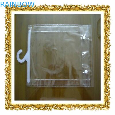 Resealable Plastic Pouches Packaging For Underwear / Mens Clothes With Hanger Display