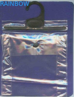 Resealable Plastic Pouches Packaging For Underwear / Mens Clothes With Hanger Display