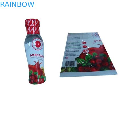 PET PVC Heat Shrink Sleeve Labels For Glass Seasoning Packaging Bottle