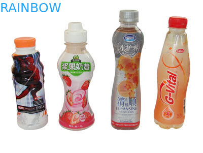 Customized Design PVC Heat Shrink Sleeve Labels For Juice Water Bottle Packaging