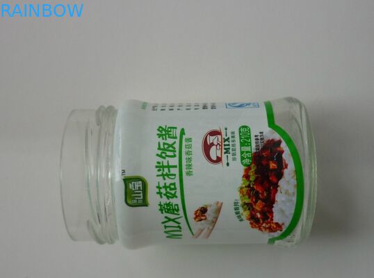 Waterproof PVC Heat Shrink Labels For Sauce Beancurd Cheese Glass Bottle