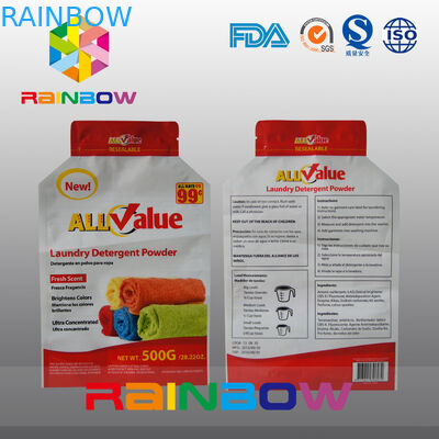 Customized Printing Plastic Packaging Bag For 500g Laundry Detergent Powder / Washing Powder