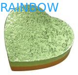 ecorative Luxury Recycled Gift Paper Box , Green Paper Box For Chocolate