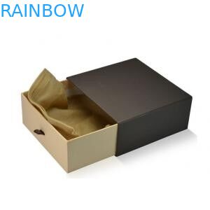 Heart Shape Recycled Gift Paper Box Packaging , Brown Cream Paper Box Customized Size